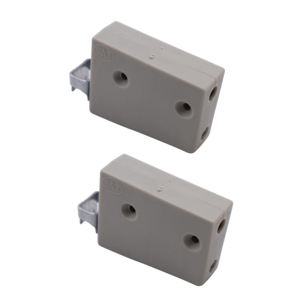 Nylon Schrankhalterung, universal - L+R, 2D Eco - Grau