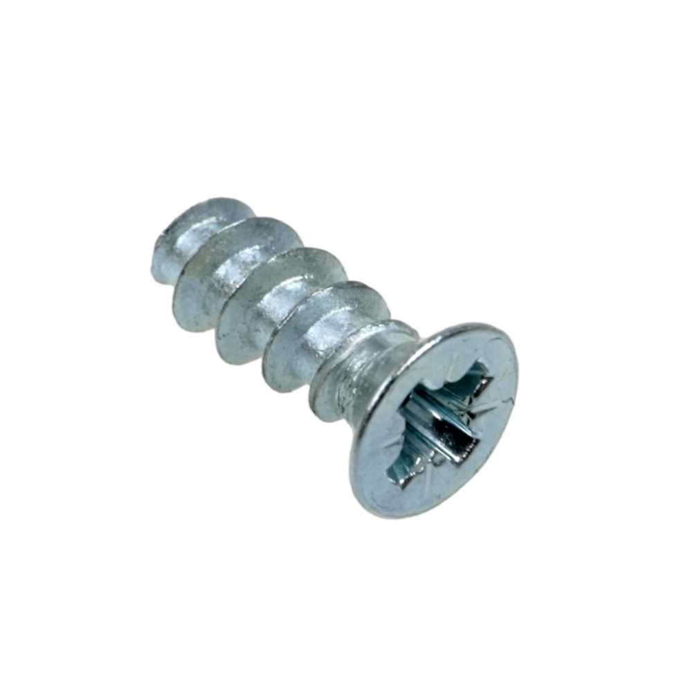 Holzschrauben PZ2 5.0x13mm Weißer Zink (100 stk.)