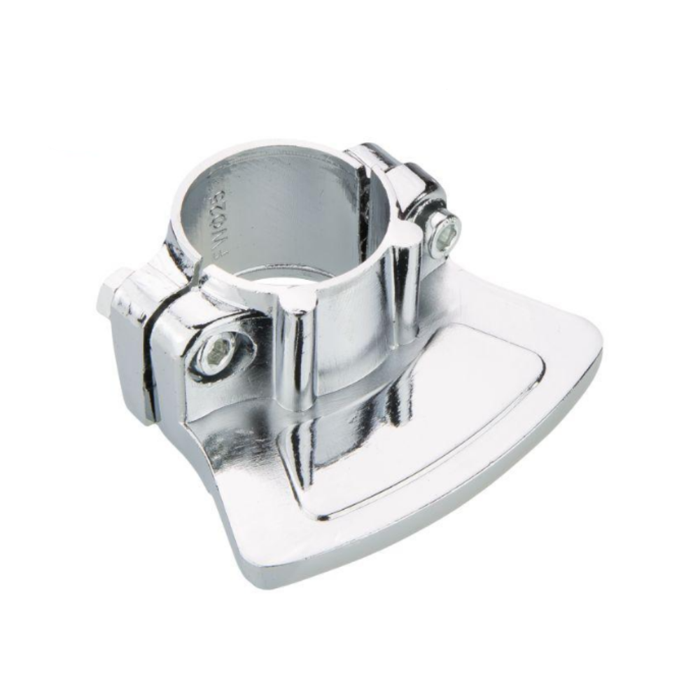 Regalbodenträger Verbinder, Einseitig Ø25, Chrom