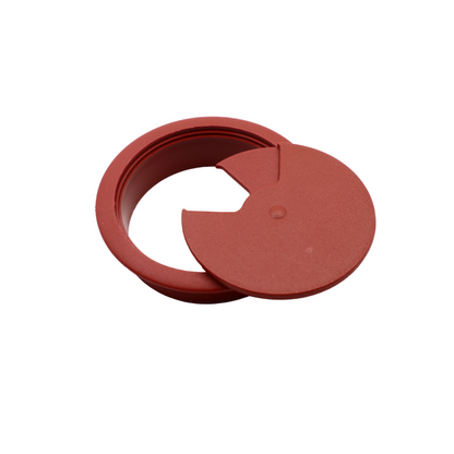 Kabeldurchlass aus Kunststoff Ø60mm, Rotes Holz