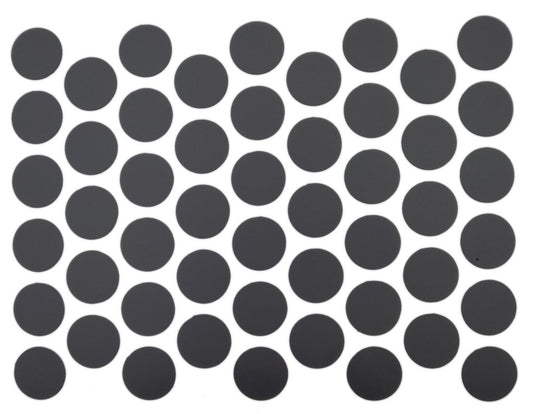 Schraubabdeckkappen Selbstklebend - Anthrazit 14mm