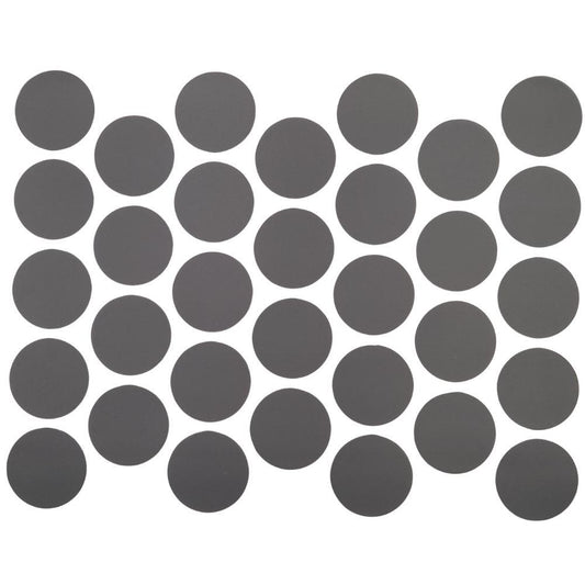 Schraubabdeckkappen Selbstklebend - Anthrazit 18mm