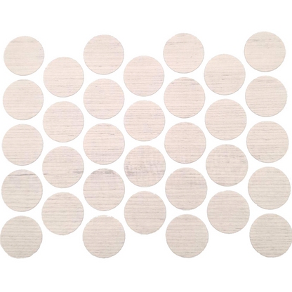 Schraubabdeckkappen Selbstklebend - Antik Weiß 18mm