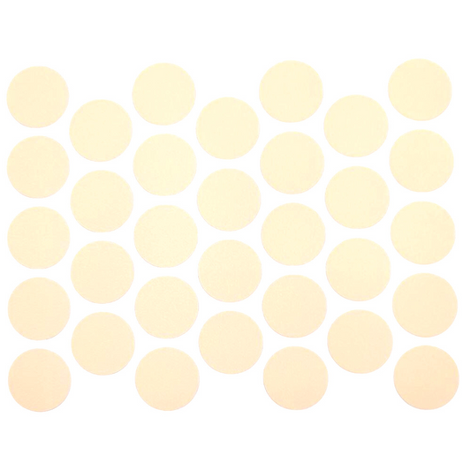 Schraubabdeckkappen Selbstklebend - Cream 18mm