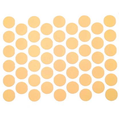 Schraubabdeckkappen Selbstklebend - Gelb 14mm