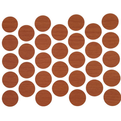 Schraubabdeckkappen Selbstklebend - Hellkirsche 18mm