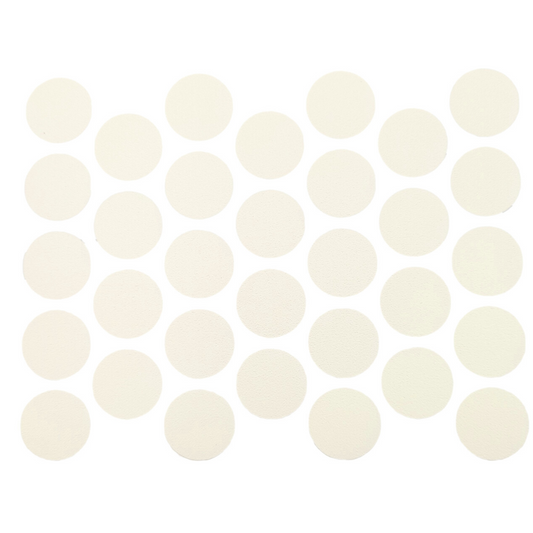 Schraubabdeckkappen Selbstklebend - Mondstein 18mm