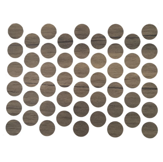 Schraubabdeckkappen Selbstklebend - Antikgrün 14mm