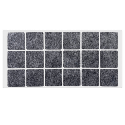 Selbstklebendes Filzpad 35x35mm Grau