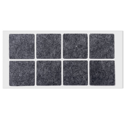 Selbstklebendes Filzpad 50x50mm Grau