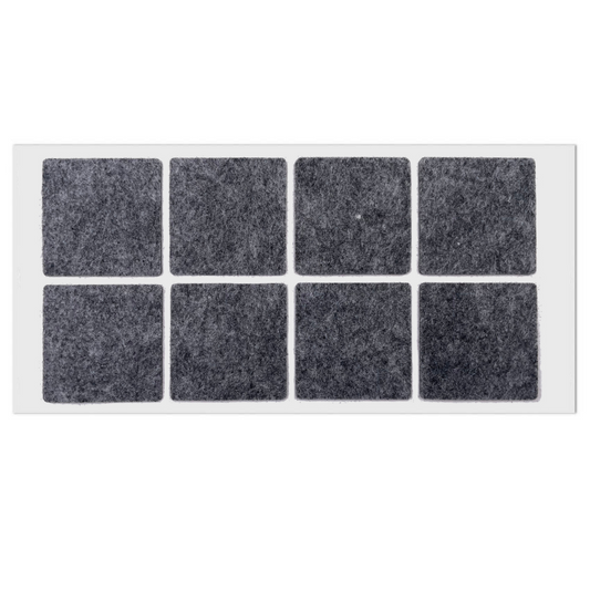 Selbstklebendes Filzpad 50x50mm Grau