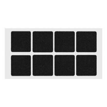 Selbstklebendes Filzpad 50x50mm Schwarz