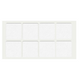 Selbstklebendes Filzpad 50x50mm Weiß