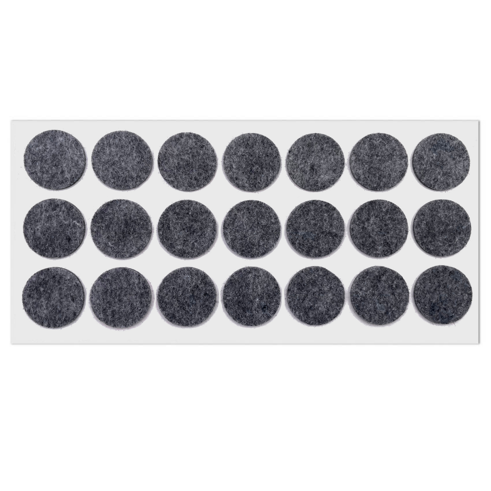 Selbstklebendes Filzpad Ø30mm Grau