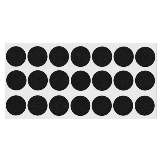 Selbstklebendes Filzpad Ø30mm Schwarz