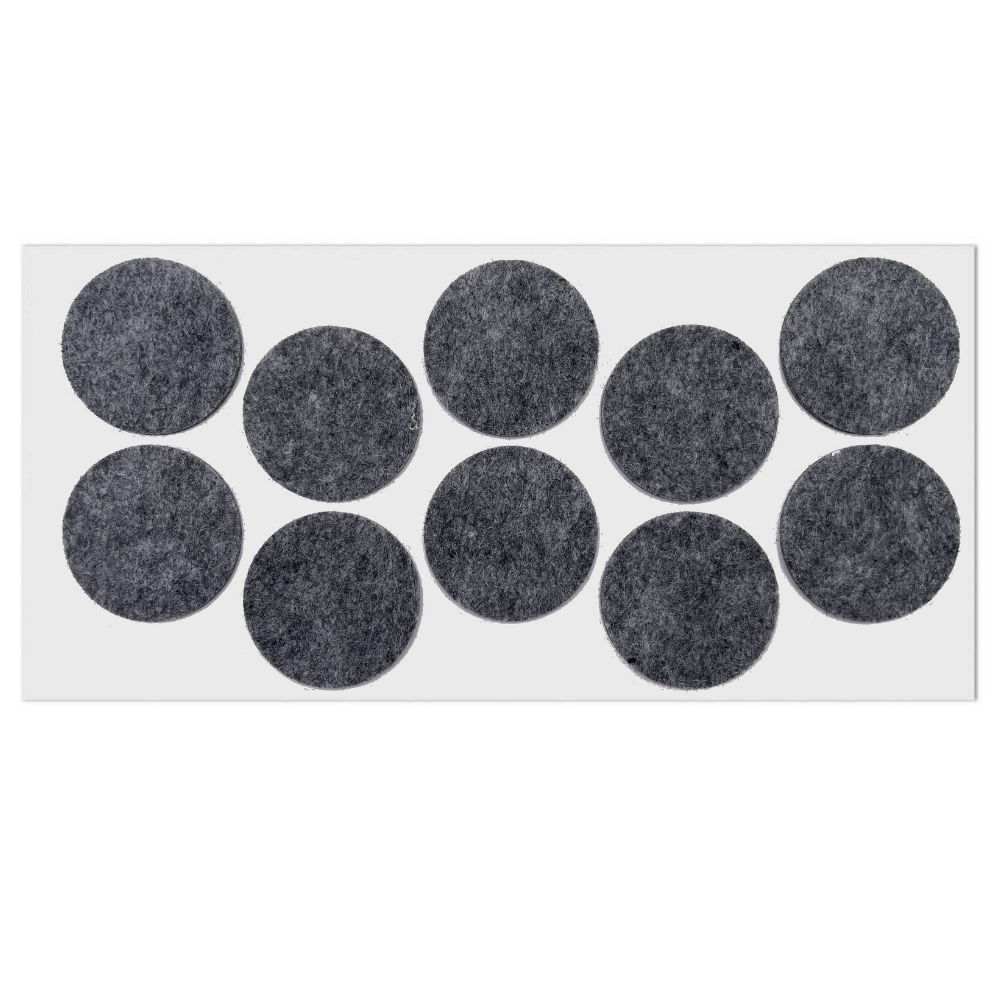 Selbstklebendes Filzpad Ø45mm Grau