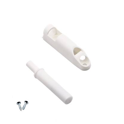 Soft-Close Schranktürdämpfer - Weiß (10 Stück)