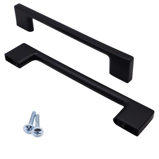 TECHNO Möbelgriff 160mm - Mattschwarz