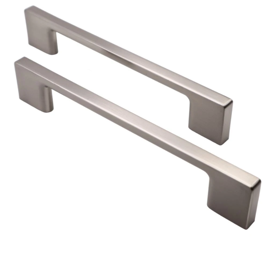 TECHNO Möbelgriff 160mm - Gebürsteter Stahl