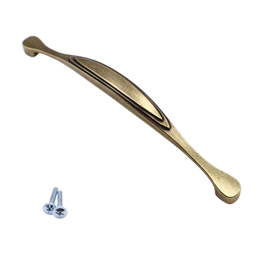 Möbelgriff 160mm - Patina auf Messing