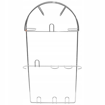 Wandhalterung Staubsaugerschlauch Halterung, Vakuum Schlauchhalter - Groß - Chrom