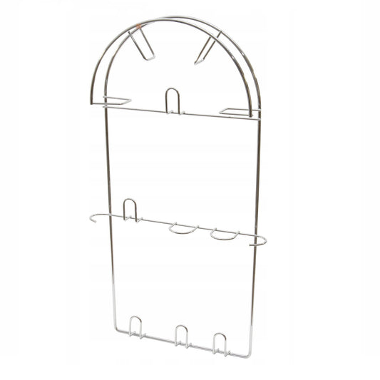 Wandhalterung Staubsaugerschlauch Halterung, Vakuum Schlauchhalter - Groß - Chrom