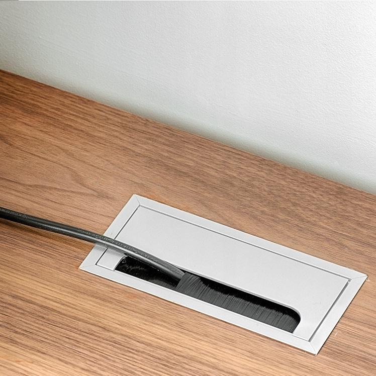 Aluminium Kabeldurchlass 160x80mm, Silber "Wave" Furnica 