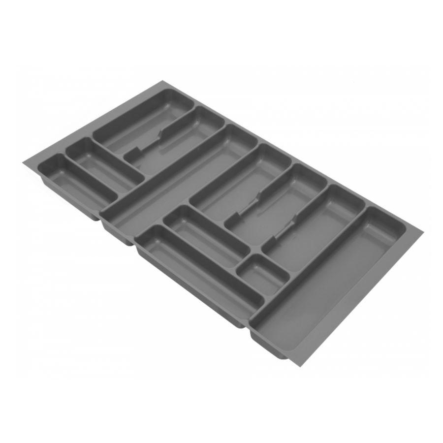 Besteckkasten für Schubladen 800mm Breit Furnica 430mm Metalic 