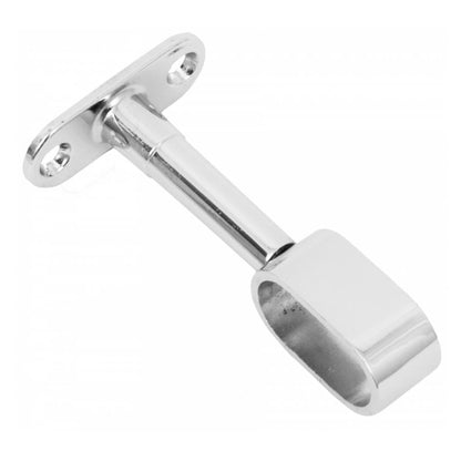 Oval Bar Distance Bracket 15x30mm, Chrome NTP 