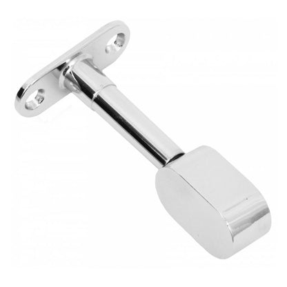 Oval Bar End Bracket 15x30mm, Chrome NTP 