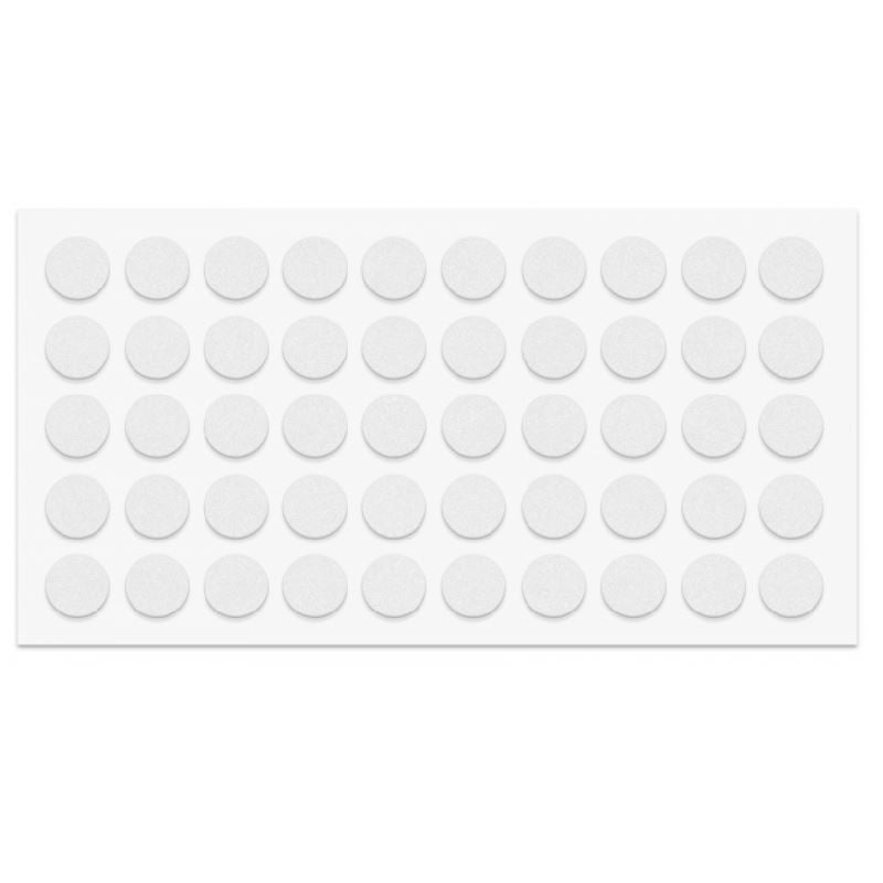 Selbstklebender Elastikpuffer 10mm - Weiß