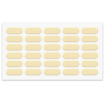 Selbstklebender Elastikpuffer 8x22mm - Beige NTP Beige 