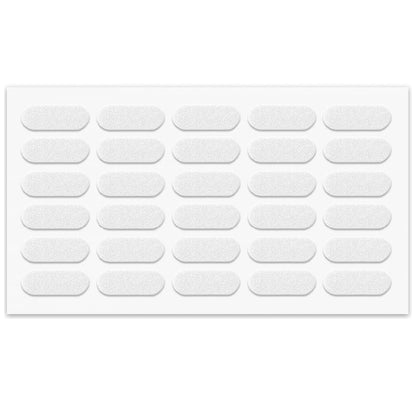 Selbstklebender Elastikpuffer 8x22mm - Weiß NTP Weiß 