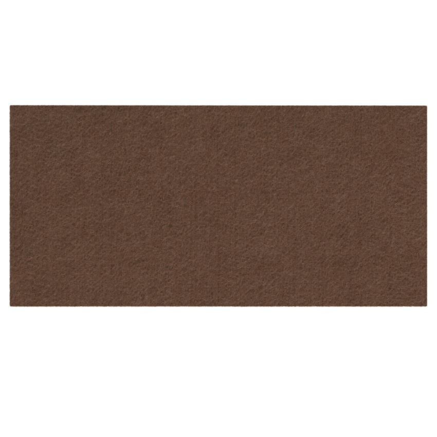 Selbstklebendes Filzpad 120x240mm NTP Brown 