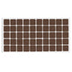 Selbstklebendes Filzpad 20x20mm NTP Brown 