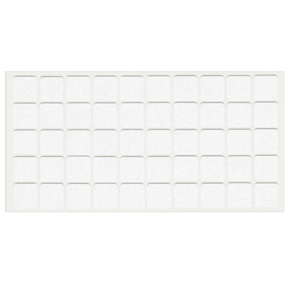 Selbstklebendes Filzpad 20x20mm NTP White 