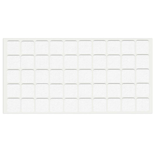 Selbstklebendes Filzpad 20x20mm NTP White 