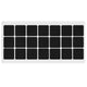 Selbstklebendes Filzpad 30x30mm NTP Black 
