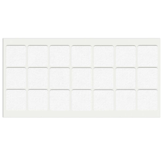 Selbstklebendes Filzpad 30x30mm NTP White 