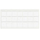 Selbstklebendes Filzpad 30x30mm NTP White 