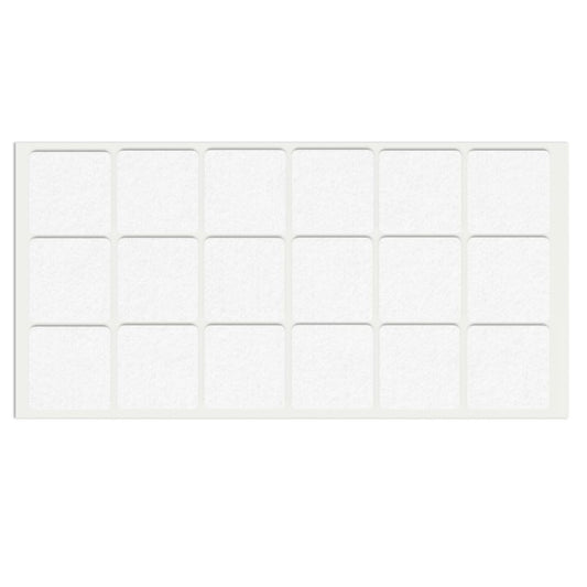 Selbstklebendes Filzpad 35x35mm NTP White 