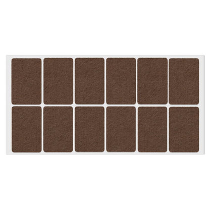 Selbstklebendes Filzpad 35x55mm NTP Brown 