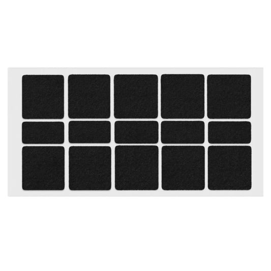 Selbstklebendes Filzpad 40x40mm NTP Black 