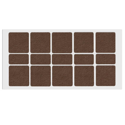 Selbstklebendes Filzpad 40x40mm NTP Brown 
