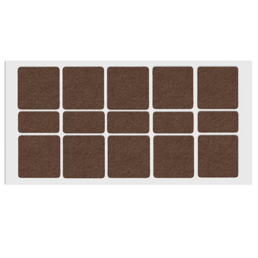 Selbstklebendes Filzpad 40x40mm NTP Brown 
