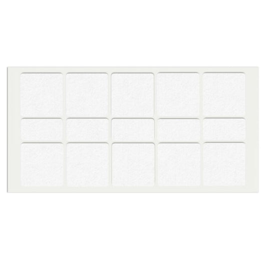 Selbstklebendes Filzpad 40x40mm NTP White 