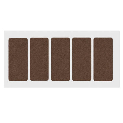 Selbstklebendes Filzpad 40x90mm NTP Brown 