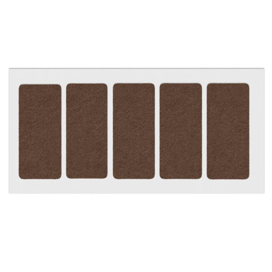 Selbstklebendes Filzpad 40x90mm NTP Brown 