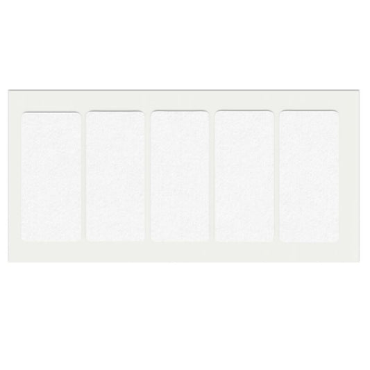 Selbstklebendes Filzpad 40x90mm NTP White 