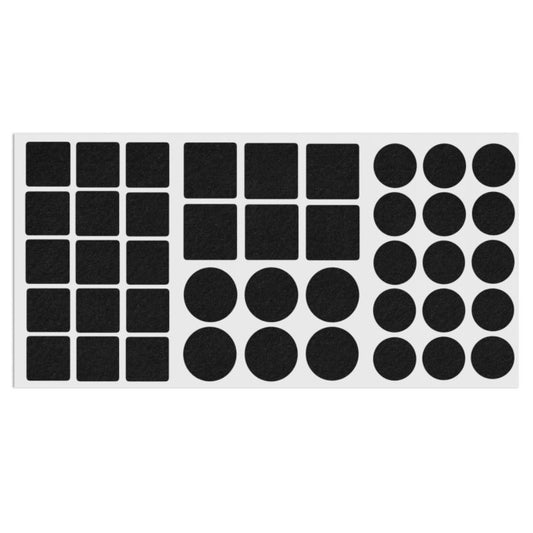 Selbstklebendes Filzpad Mix NTP Black 